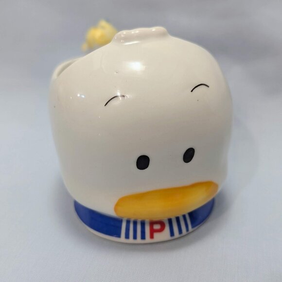 Hello Kitty Sanrio Ahiru No Pekkle Vintage 90s Ceramic Shaped Mug Japan - Picture 1 of 11